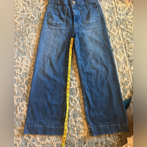 Maeve Colette Cropped High Rise Wide leg jeans Size 27 - Picture 2 of 5